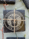 Air Force-Slate Coasters USAF